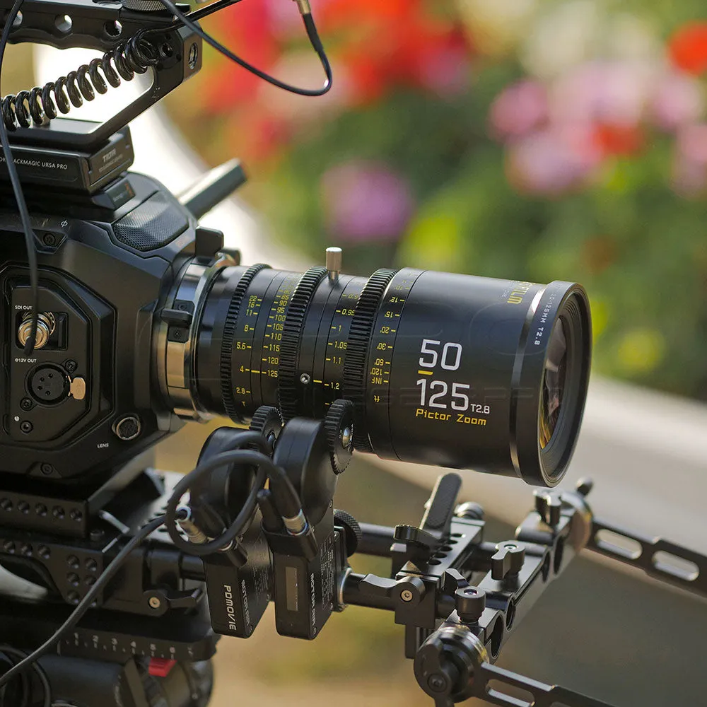 DZOFILM Pictor Zoom Dual Lens Bundle 20-55mm   50-125mm T2.8 (PL&EF interchangeable Mount, Black)