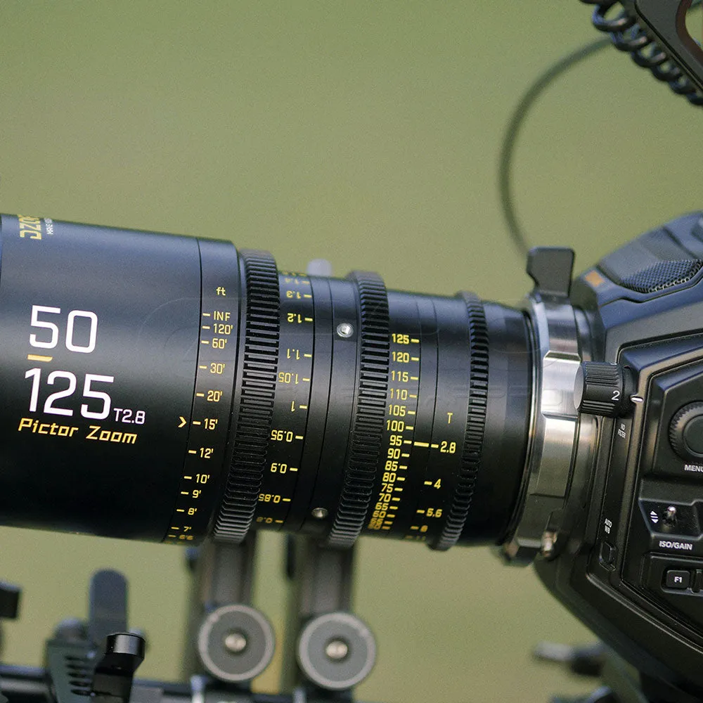 DZOFILM Pictor Zoom Dual Lens Bundle 20-55mm   50-125mm T2.8 (PL&EF interchangeable Mount, Black)