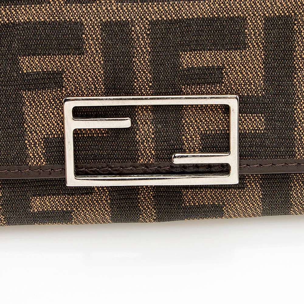 Fendi Vintage Zucca Trifold Compact Wallet (SHF-18439)