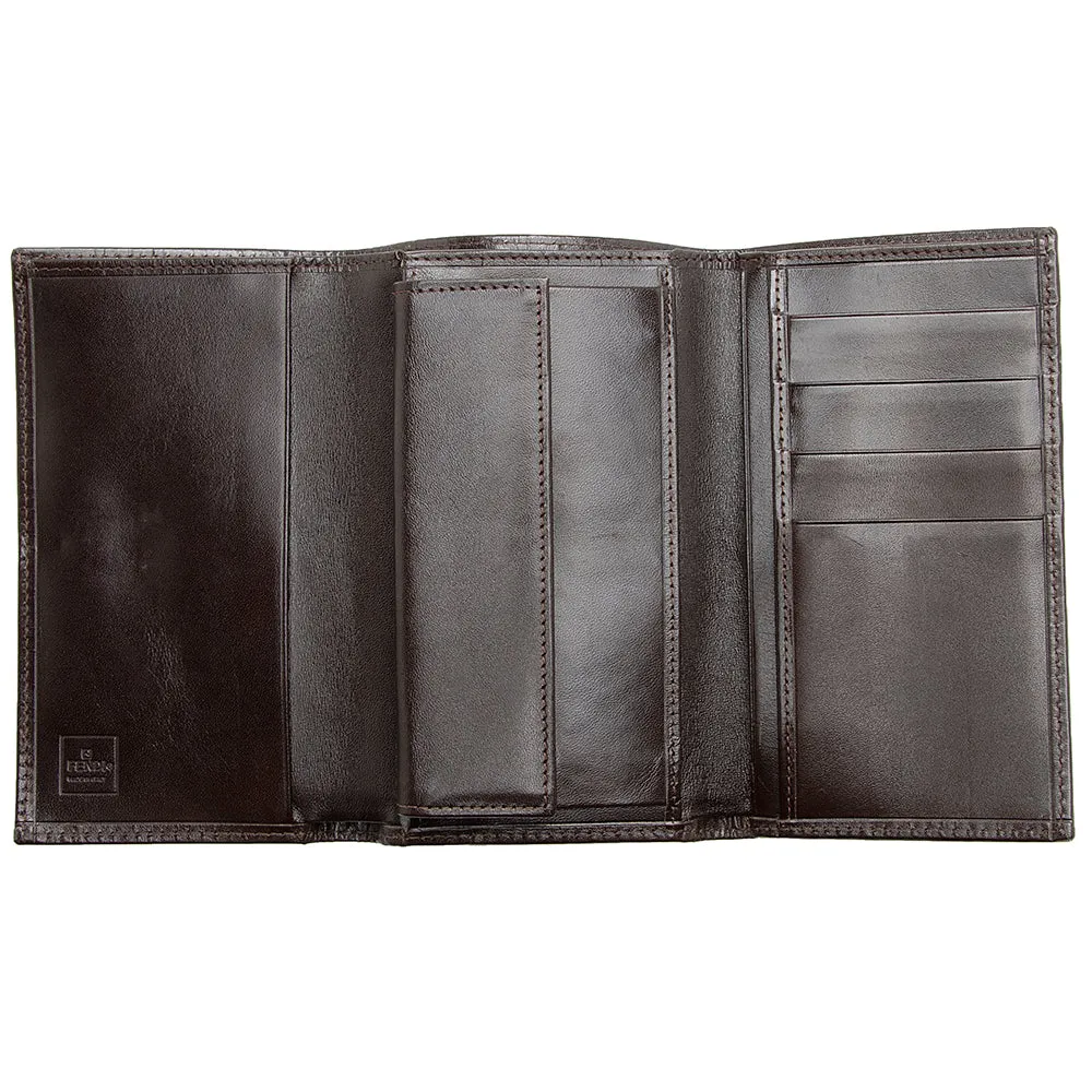 Fendi Vintage Zucca Trifold Compact Wallet (SHF-18439)