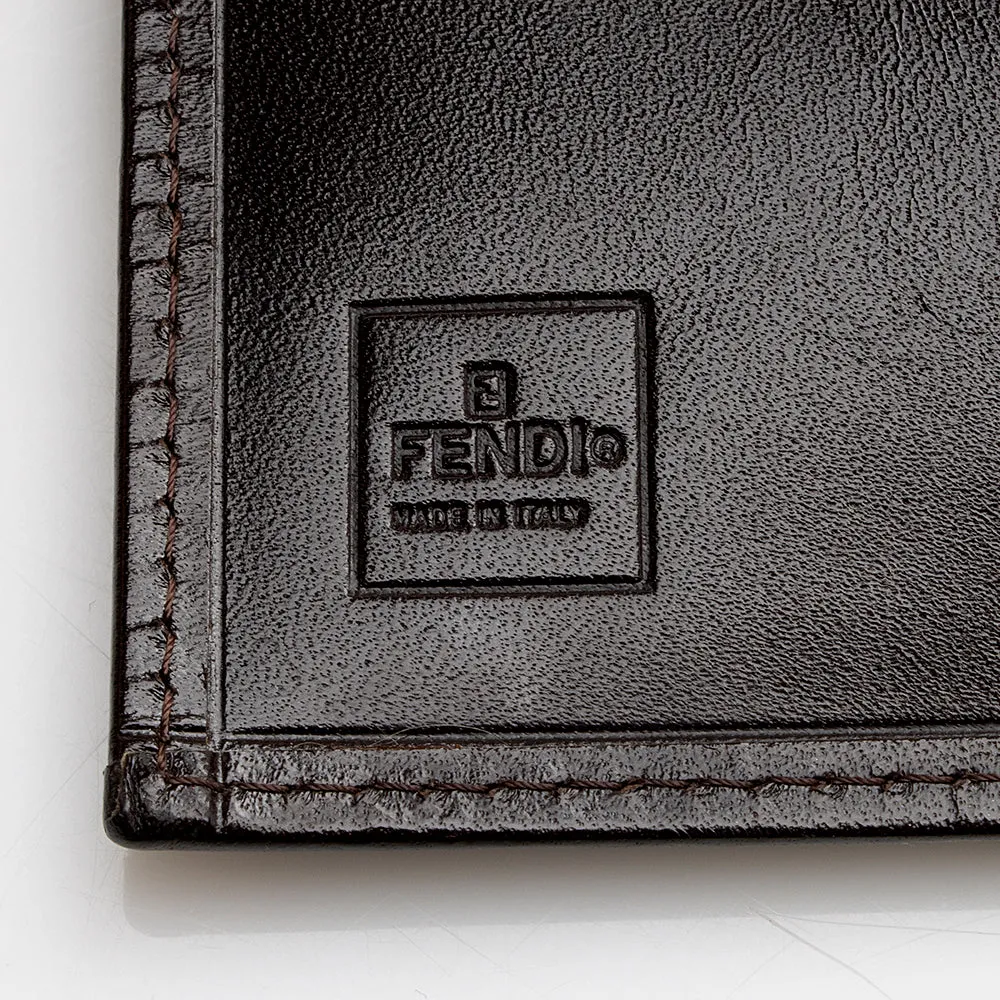 Fendi Vintage Zucca Trifold Compact Wallet (SHF-18439)