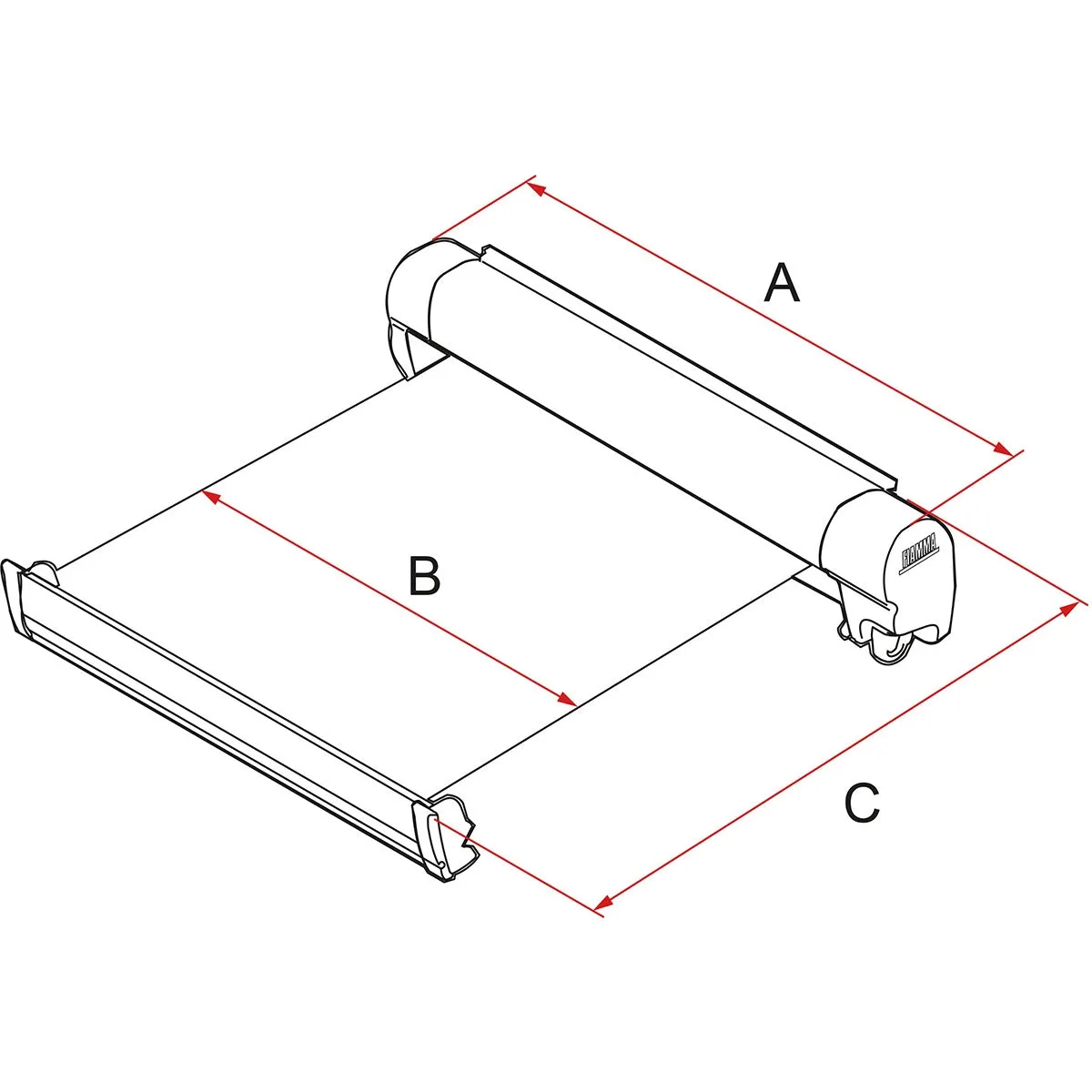Fiamma Camper Vans F45S Wall Mount Awning