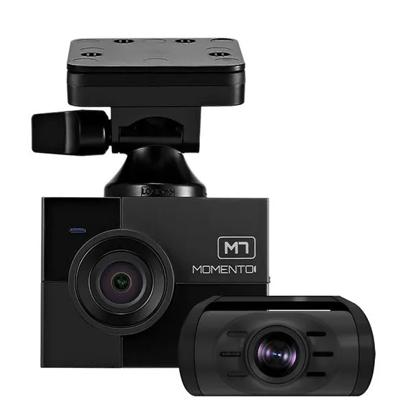 Firstech - Momento - M7 1440p 3-Channel 2K QHD Dual Dash Camera - Touchscreen