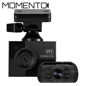 Firstech - Momento - M7 1440p 3-Channel 2K QHD Dual Dash Camera - Touchscreen