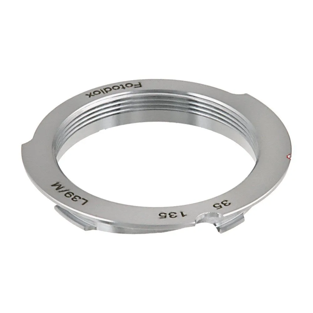 Fotodiox Lens Adapter - Compatible with M39 (1mm Pitch TPI 25.4) Leica Thread Mount Lenses to Leica M Mount Rangefinder Cameras with 35mm/135mm Frame Lines