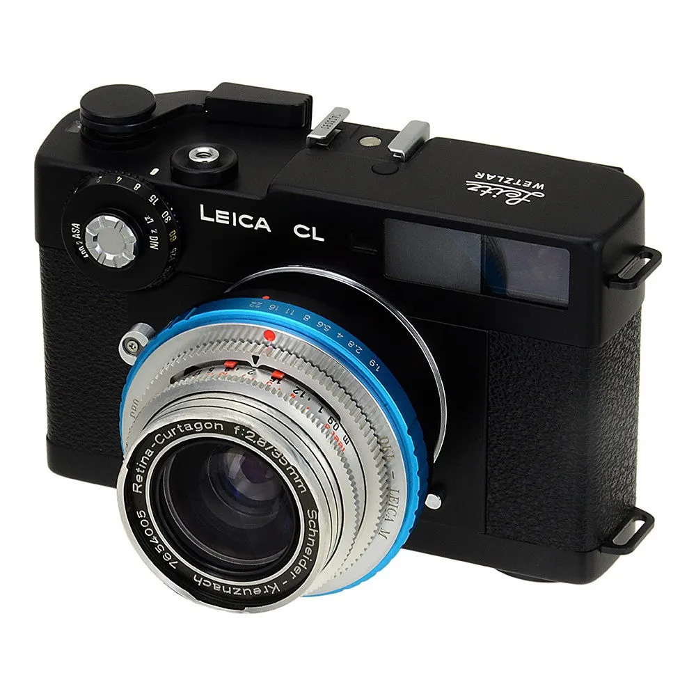 Fotodiox Pro Lens Adapter with Leica 6-Bit M-Coding - Compatible with Deckel-Bayonett (Deckel Bayonet, DKL) Mount SLR Lenses to Leica M Mount Rangefinder Cameras