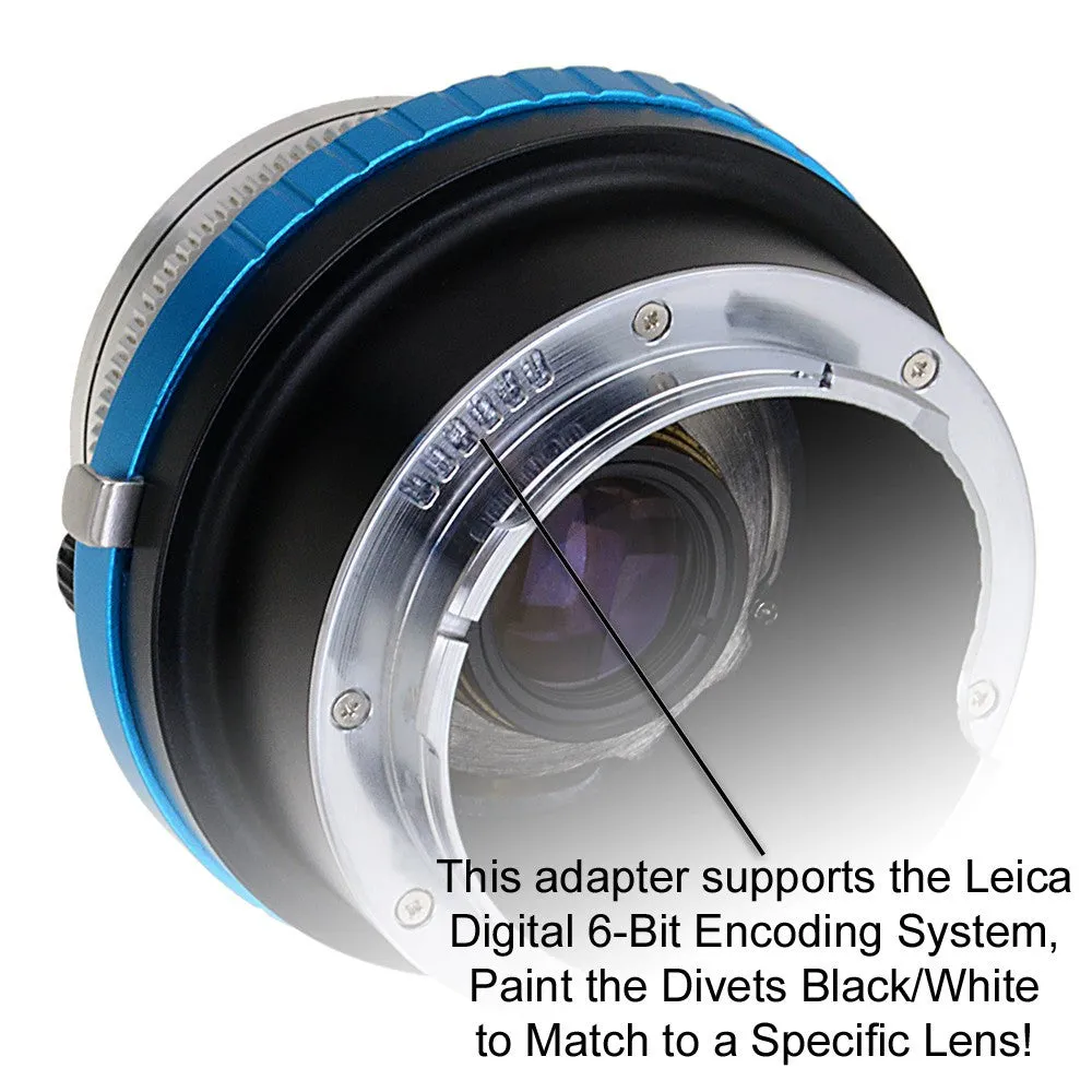Fotodiox Pro Lens Adapter with Leica 6-Bit M-Coding - Compatible with Deckel-Bayonett (Deckel Bayonet, DKL) Mount SLR Lenses to Leica M Mount Rangefinder Cameras