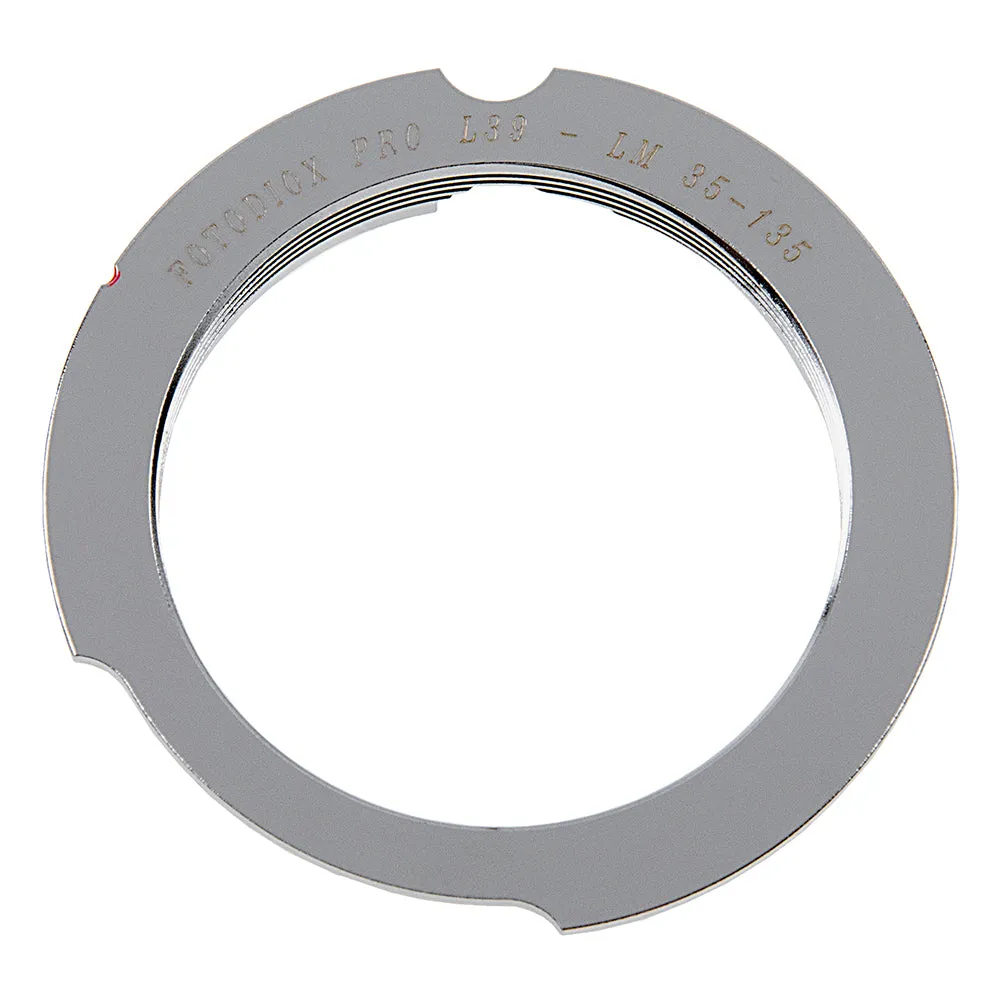 Fotodiox Pro Lens Adapter with Leica 6-Bit M-Coding - Compatible with L39/LTM (x0.977 Pitch TPI 26) Leica Thread Mount Lenses to Leica M Mount Rangefinder Cameras with 35mm/135mm Frame Lines