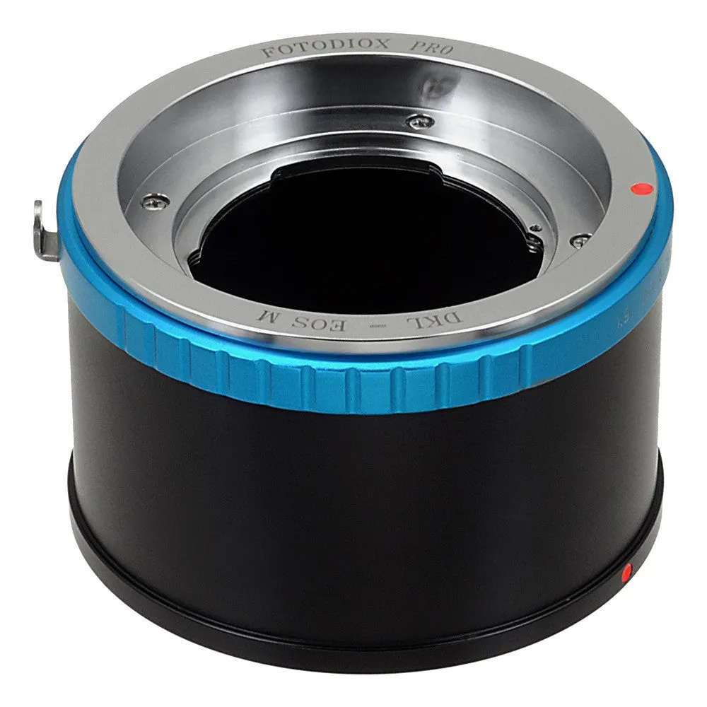 Fotodiox Pro Lens Mount Adapter - Deckel-Bayonett (Deckel Bayonet, DKL) Mount SLR Lens to Canon EOS M (EF-M Mount) Mirrorless Camera Body with Selectable Clicked / Declicked Aperture Control