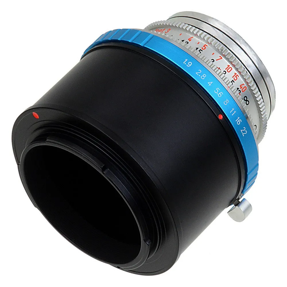 Fotodiox Pro Lens Mount Adapter - Deckel-Bayonett (Deckel Bayonet, DKL) Mount SLR Lens to Sony Alpha E-Mount Mirrorless Camera Body with Selectable Clicked / Declicked Aperture Control