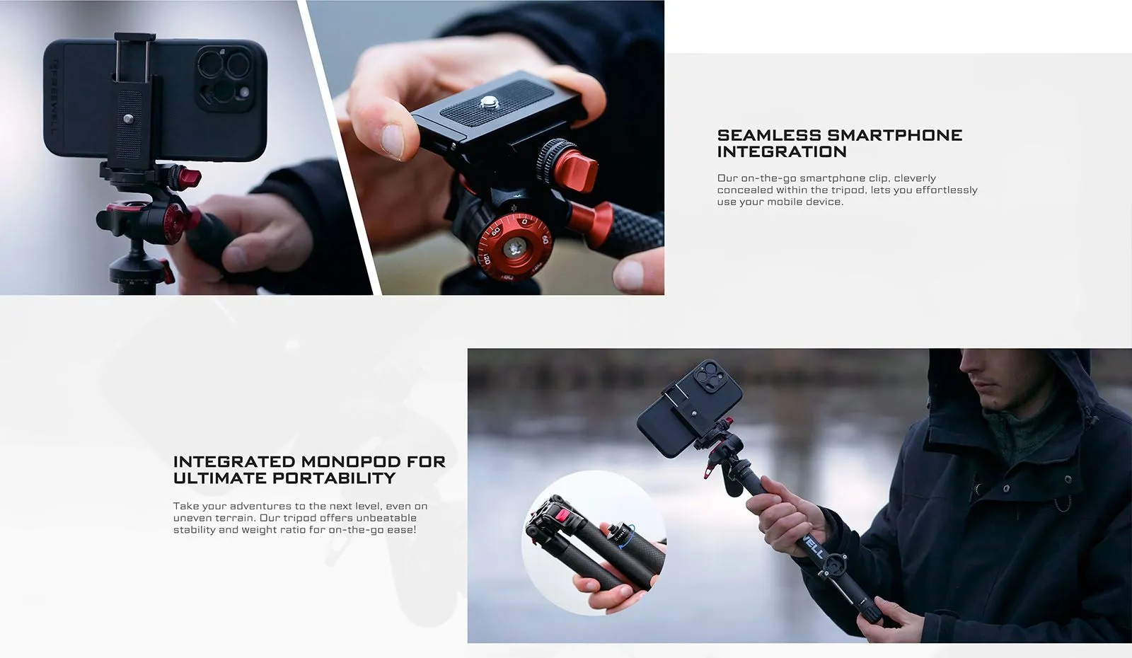 Freewell The Real Travel Carbon Fiber Tripod