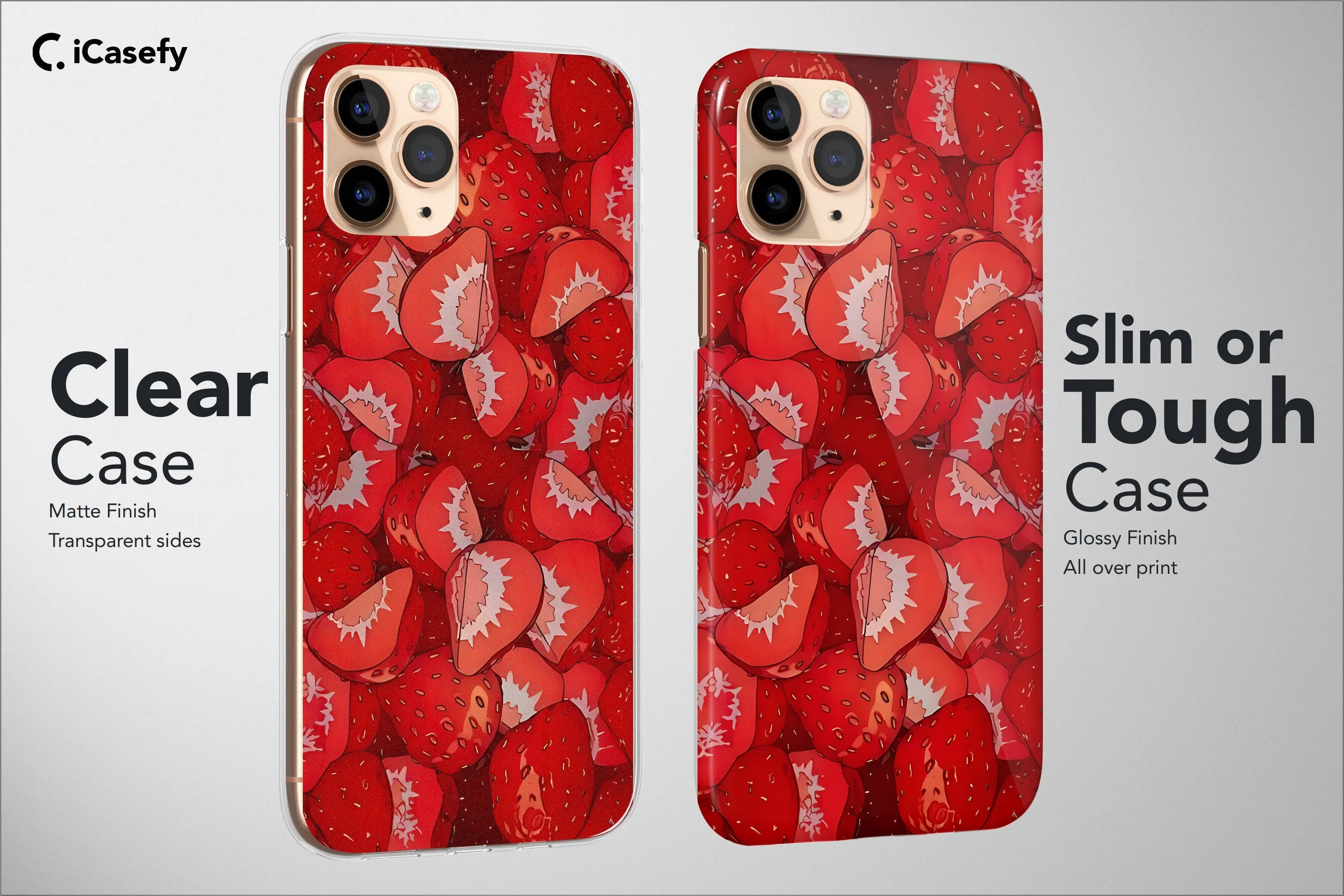 Fruit Phone Case Kiwi Strawberry Watermelon Cover