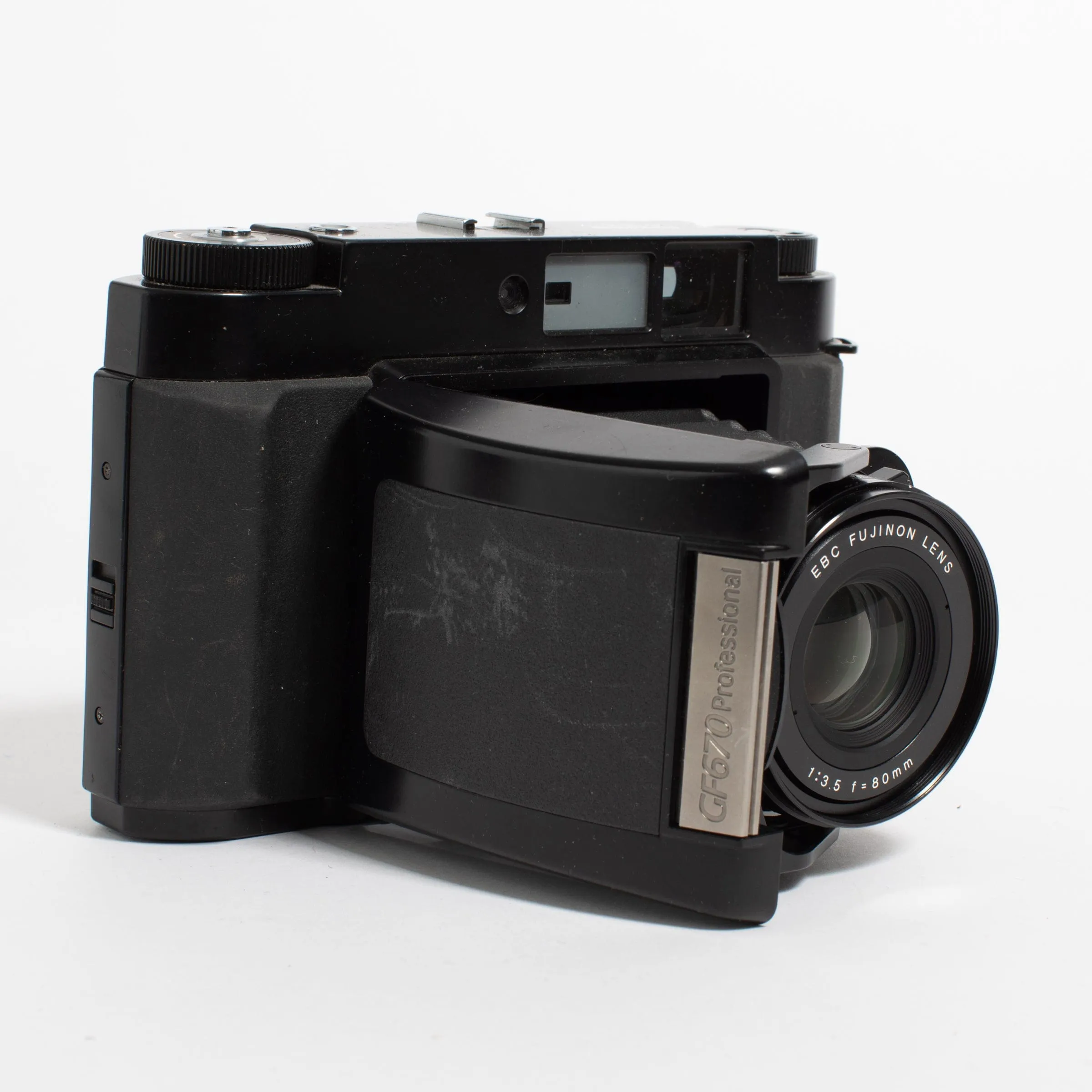Fujifilm GF670 Rangefinder Folding Camera - Black
