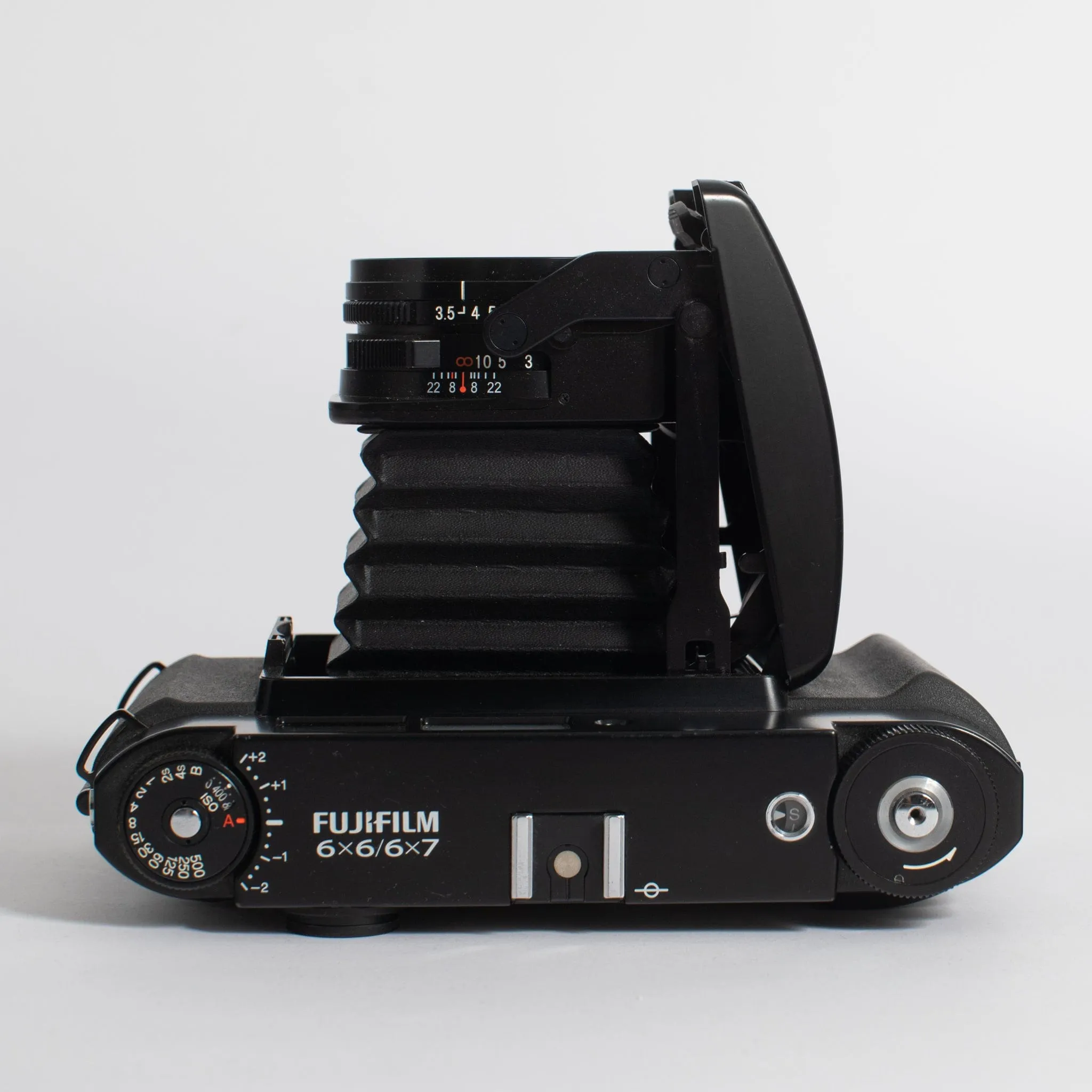 Fujifilm GF670 Rangefinder Folding Camera - Black