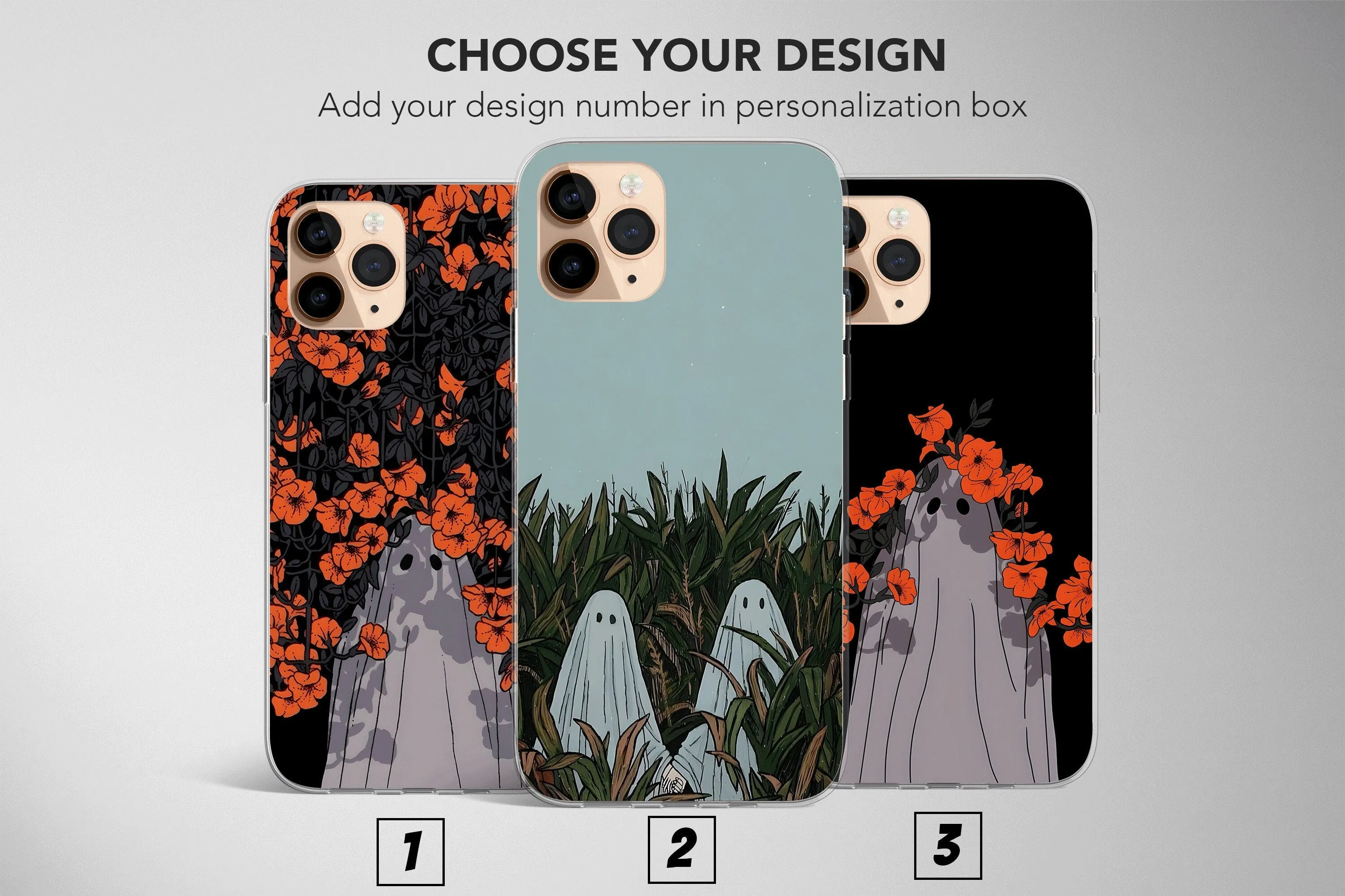 Ghost Phone Case Cover Gothic Spooky Art