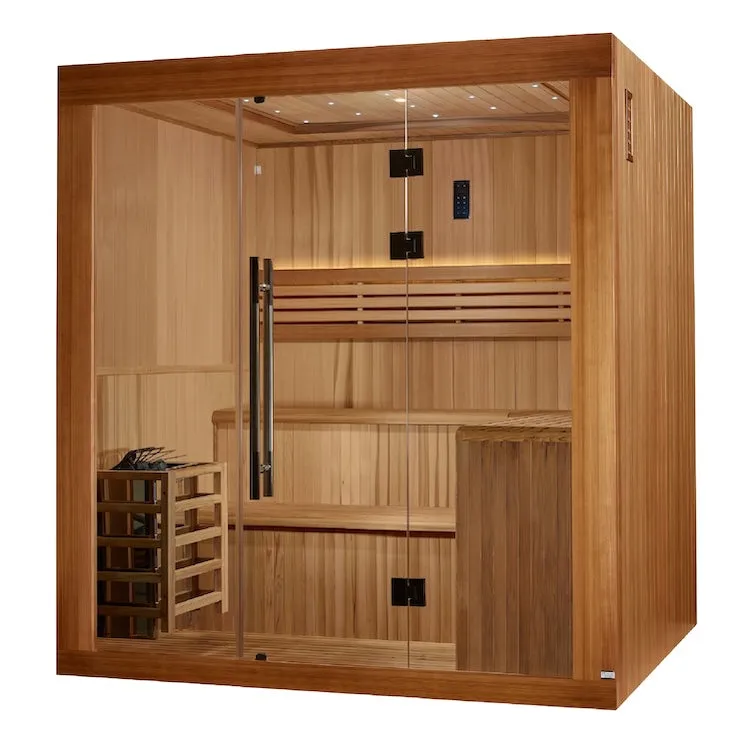 Golden Designs "Osla Edition" 6 Person Traditional Sauna - Canadian Red Cedar