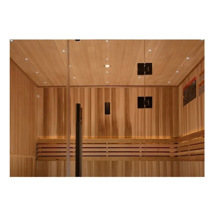 Golden Designs "Osla Edition" 6 Person Traditional Sauna - Canadian Red Cedar