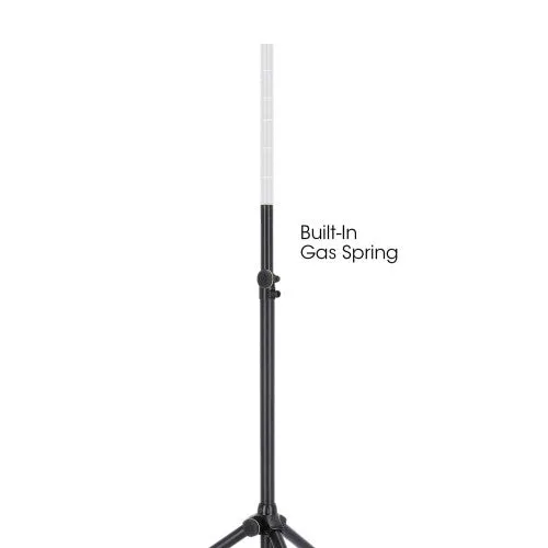 Gravity GR-GSP5211GSB Speaker Stand with Gas Spring -  35mm (Aluminum Black)