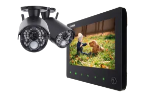 HD 720p Home Security System with 7-inch Monitor, Two-Way Audio, 65ft Night Vision