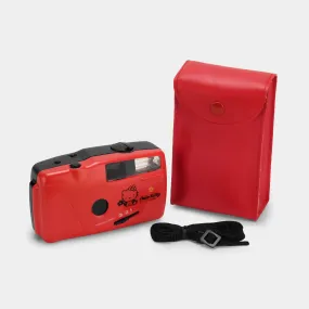Hello Kitty Red 35mm Point and Shoot Film Camera with Case