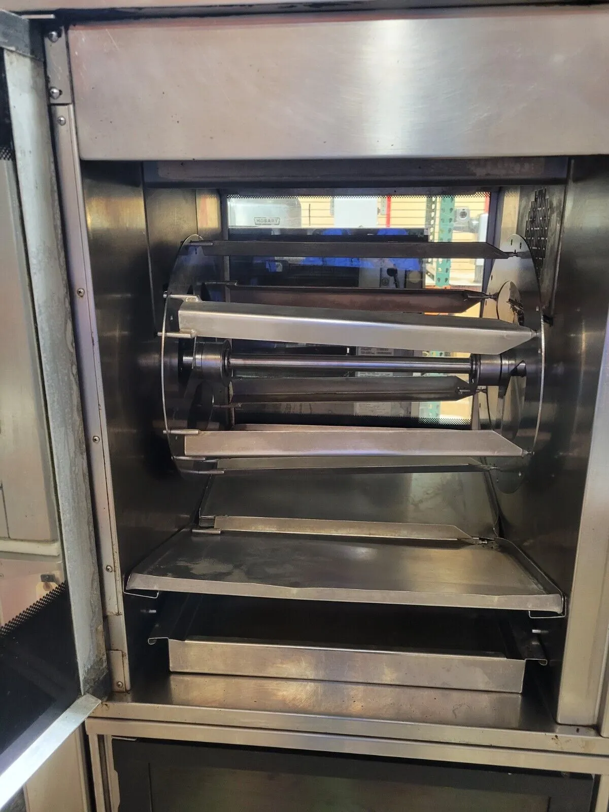 Henny Penny SCD-6 Rotisserie Base Warming Cabinet & Display Combo