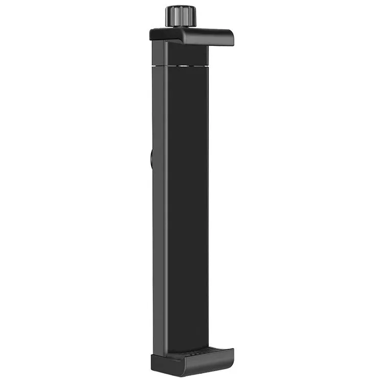Hridz Adjustable Tablet Holder Stand | 16-23.5cm ABS Mount for iPad & Tablets | Tripod & Monopod Compatible