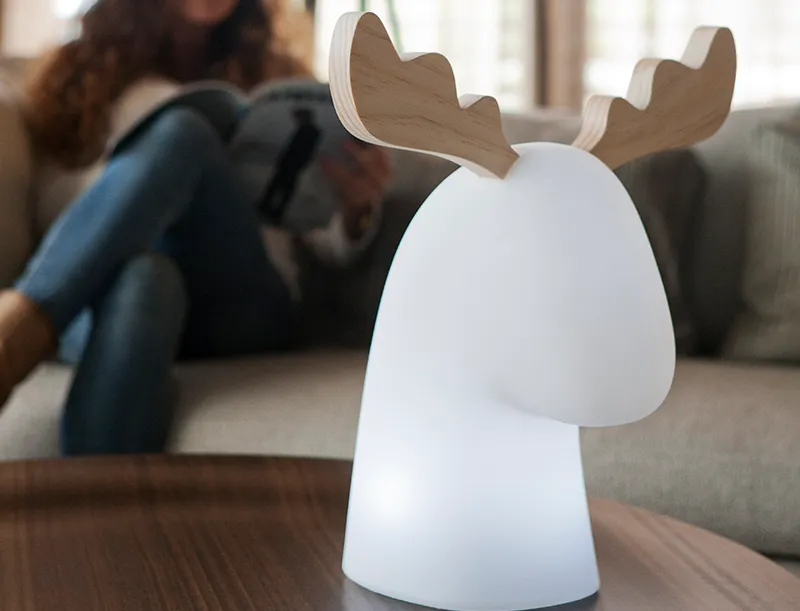 Illuminated reindeer Rudy