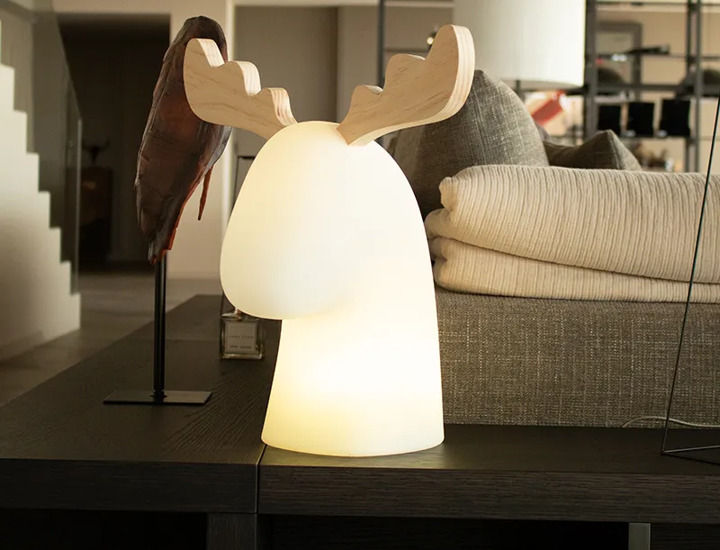 Illuminated reindeer Rudy