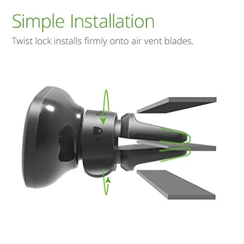 iOttie iTap 2 Magnetic Air Vent Car Mount Holder, Cradle for IPhone Xs Max R 8 Plus 7 Samsung Galaxy S10 E S9 S8 Plus Edge Note 9 & Other Smartphones