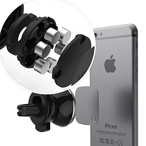iOttie ITap Magnetic Air Vent Premium Mount Holder for Iphone XS Max R 8 Plus 7 Samsung Galaxy S10 E S9 S8 Plus Edge, Note 9 & Other Smartphone