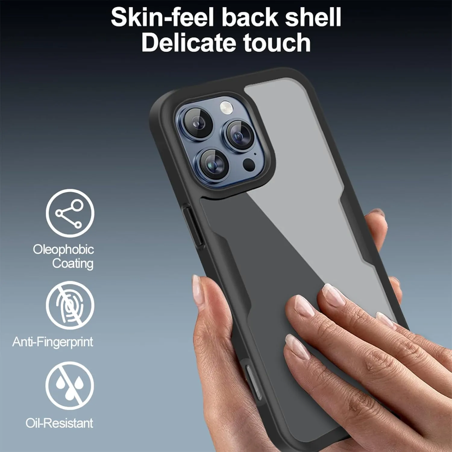 iPhone 16 Pro Max Case360° Full Body Clear Rugged Protective Case Cover Full Pink