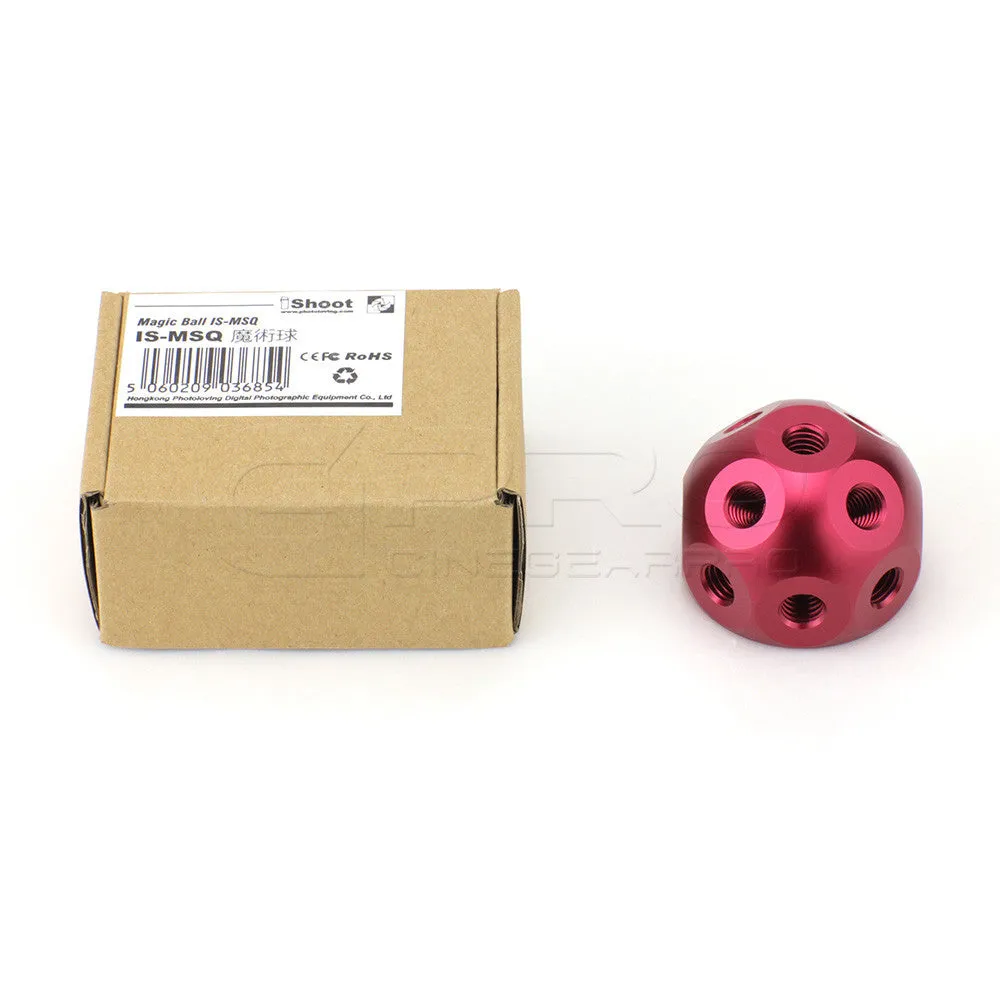 iShoot IS-MSQ Multifunctional Metal Magic Ball with 14 Standard 3/8” Screw Holes