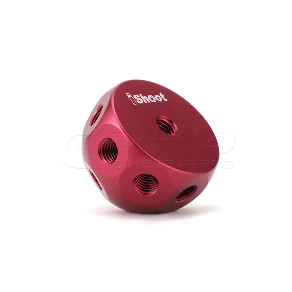 iShoot IS-MSQ Multifunctional Metal Magic Ball with 14 Standard 3/8” Screw Holes