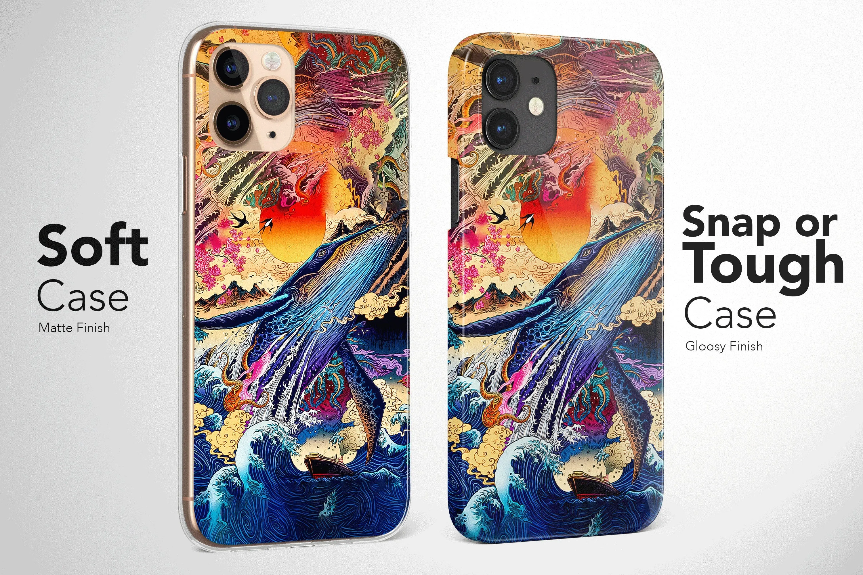 Japanese Wave Phone Case Kanagawa Cover