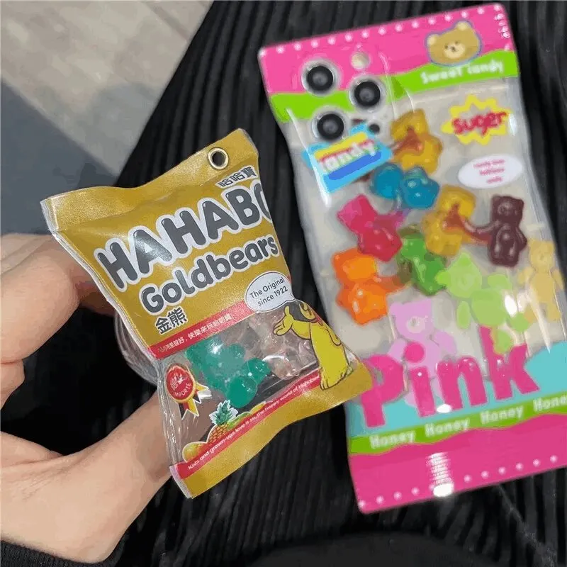 Kawaii Gummy Bears iPhone Case with Holder