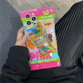 Kawaii Gummy Bears iPhone Case with Holder