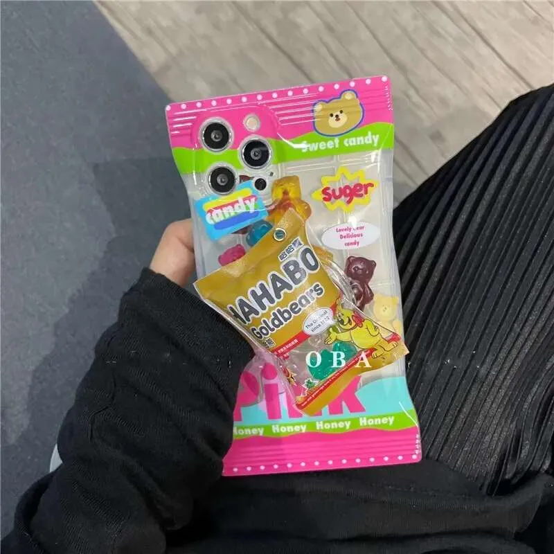 Kawaii Gummy Bears iPhone Case with Holder