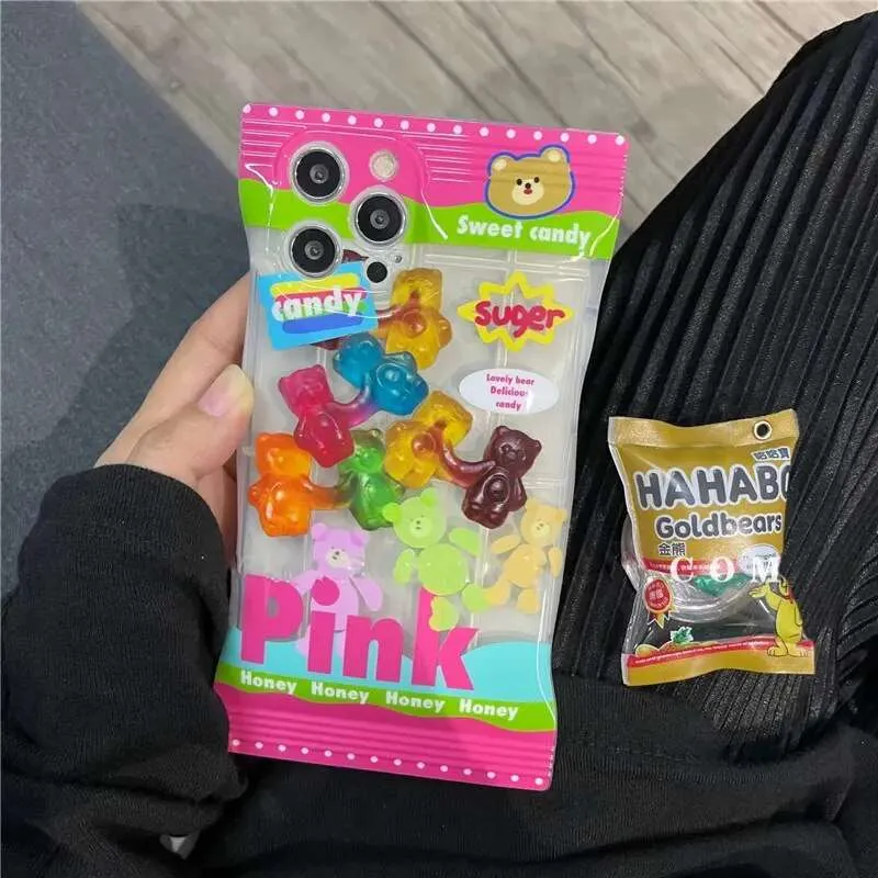 Kawaii Gummy Bears iPhone Case with Holder
