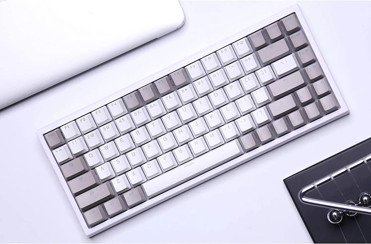 Keycool KC84 Keys Mechanical White Ash Wired Keyboard