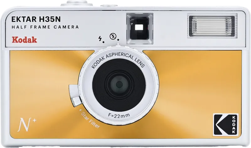 KODAK H35N 1/2 FRAME GLAZED ORANGE