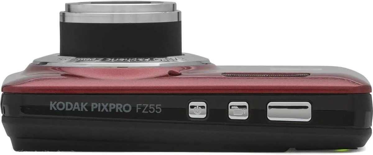 KODAK PIXPRO Friendly Zoom FZ55-RD 16MP Digital Camera with 5X