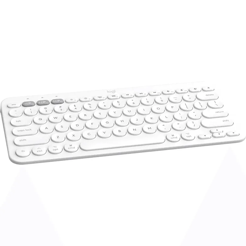 Logitech K380 Bluetooth Multi-Device Keyboard Apple Mac iPad Compact White