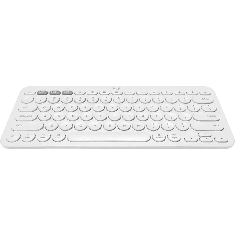 Logitech K380 Bluetooth Multi-Device Keyboard Apple Mac iPad Compact White