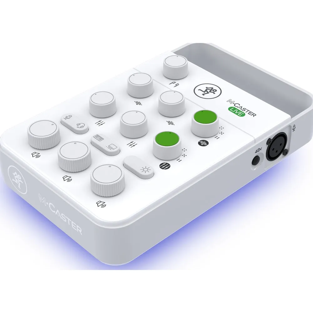 Mackie M-CASTER LIVE Portable Live Streaming Mixer - White