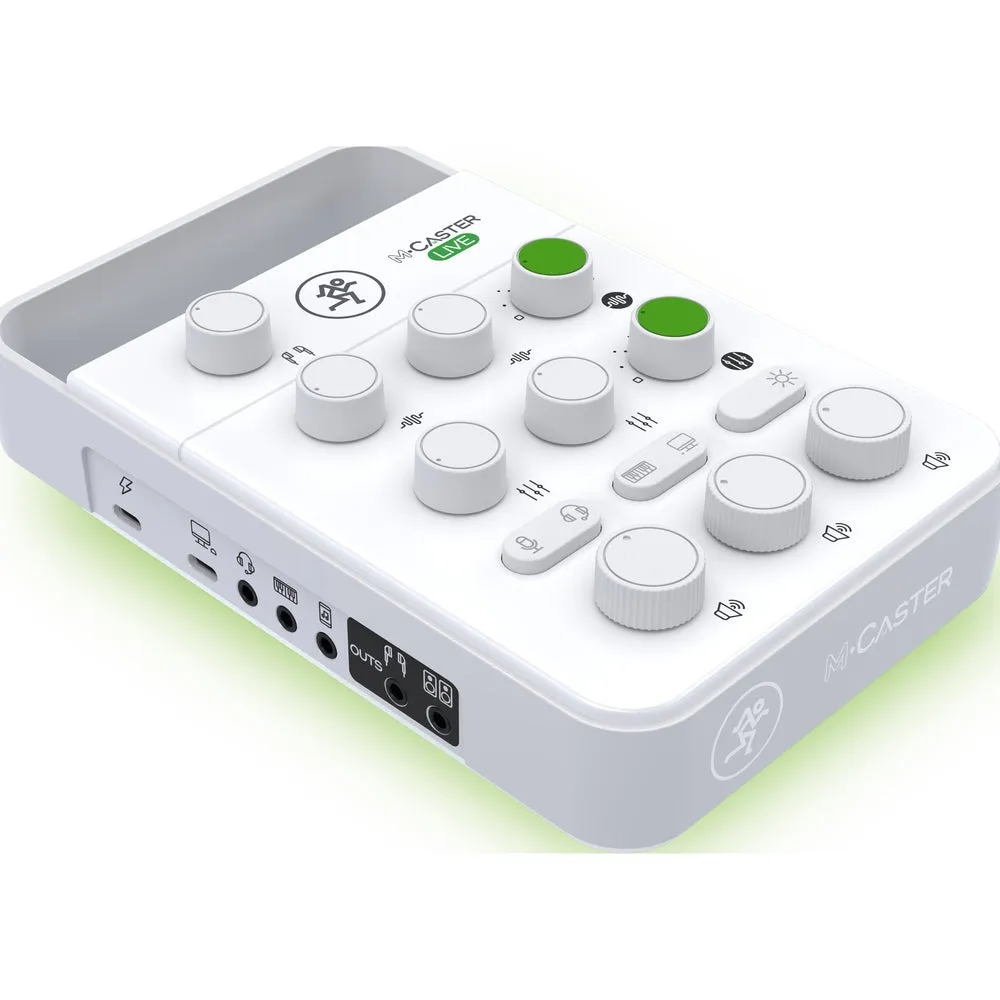 Mackie M-CASTER LIVE Portable Live Streaming Mixer - White
