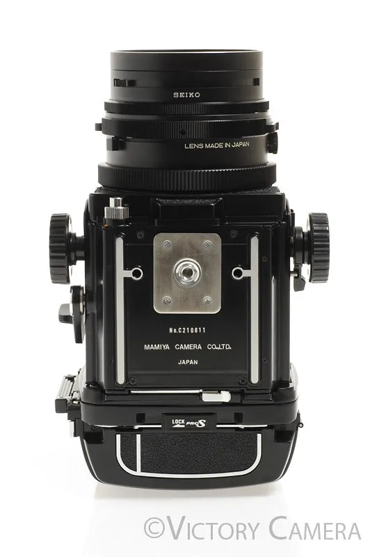 Mamiya RB67 Pro S Camera w/ 90mm F3.8 Lens 120 Back WLVF -Clean, Good Seals-
