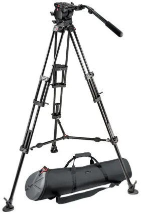 Manfrotto 526 Pro Fluid Video Head 545B Pro Alu Video Tripod MBAG100PN