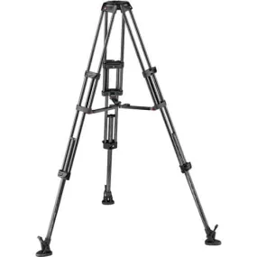 Manfrotto Carbon Fiber Twin Leg Video Tripod Legs with Mid Level Spreader