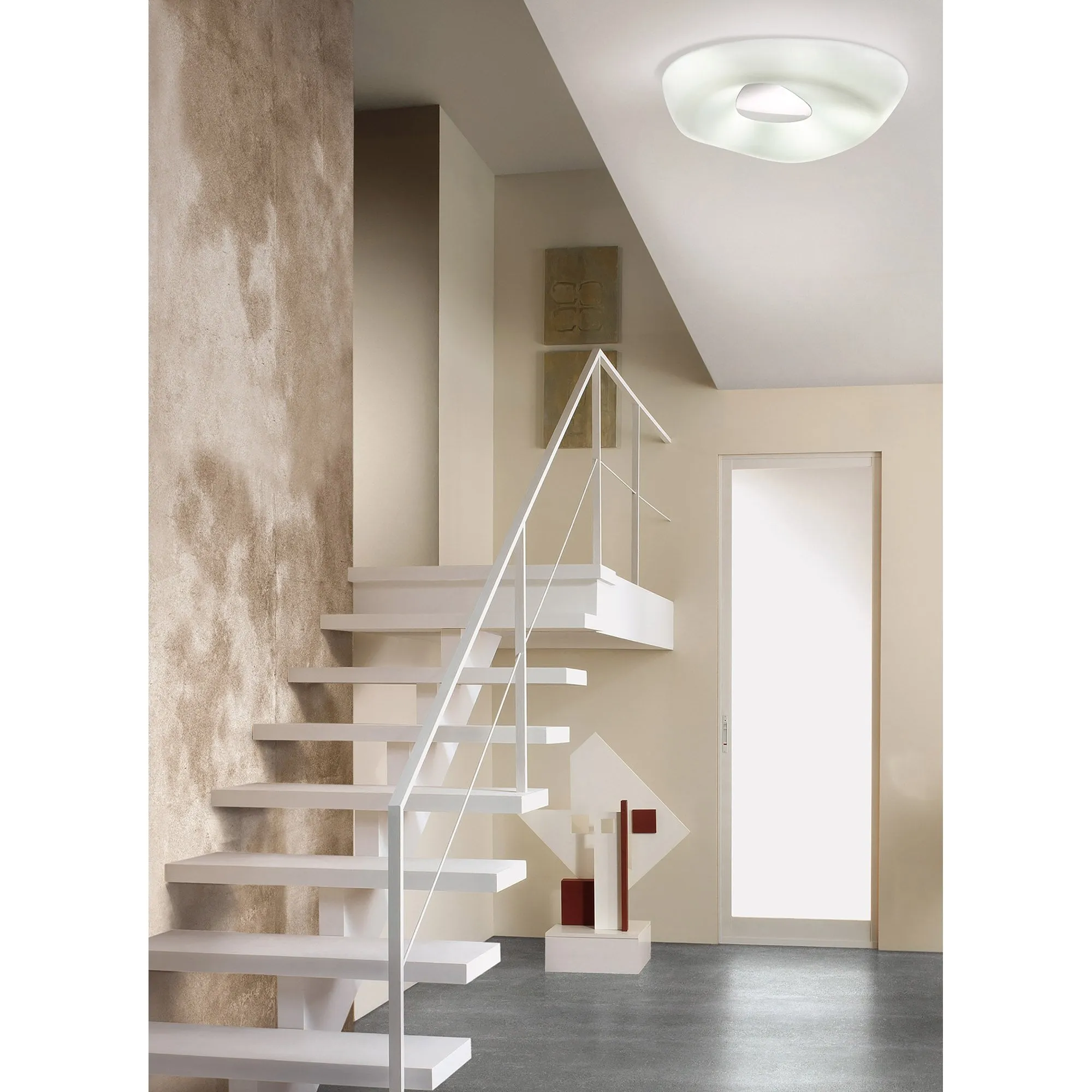 Mantra M1383 Huevo Oval Table Lamp Induction LED RGB Outdoor Opal White