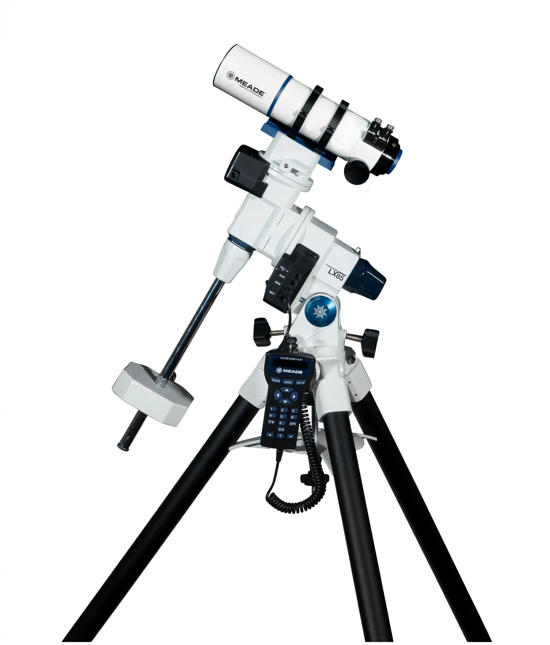 Meade 70mm Quadruplet APO Astrograph on LX85 GoTo Equatorial Mount - 217010